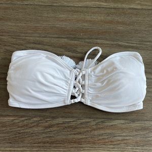 Michael Kors White Bikini Top
